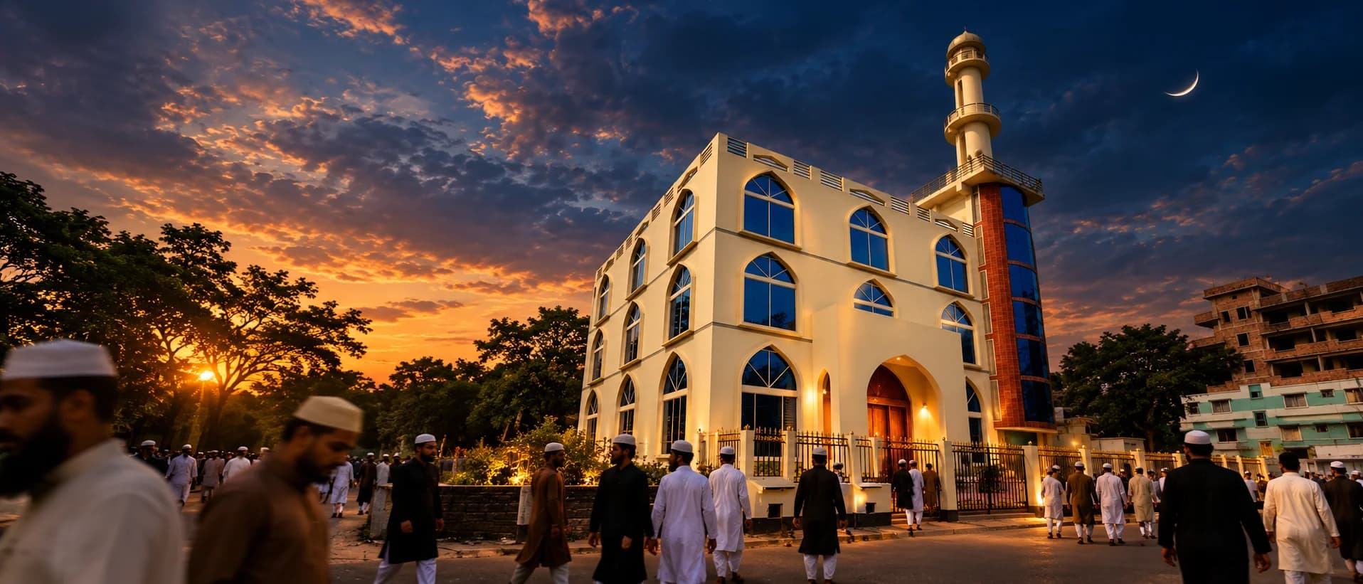 Sayed Bari Jame Masjid Desktop View